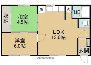 エスポワフチュールⅢ【3階】の間取り